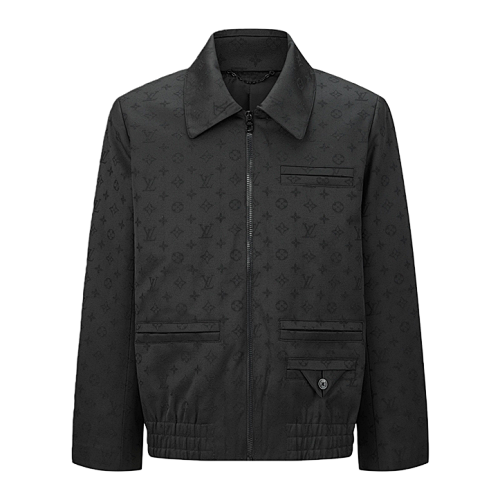 Louis Vuitton Jacquard Cotton Wool Belted Jacket