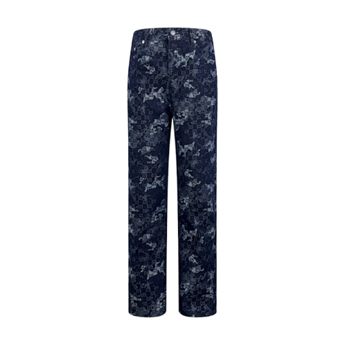 25Fw Double G Marble Denim Pants