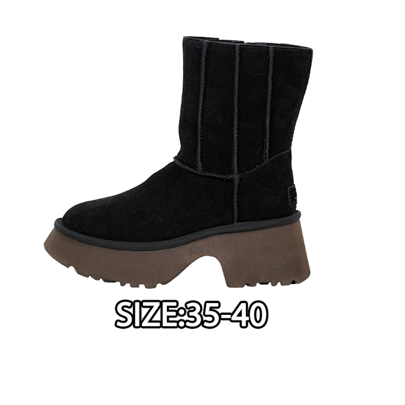 Murloc Platform Pencil Boots Black