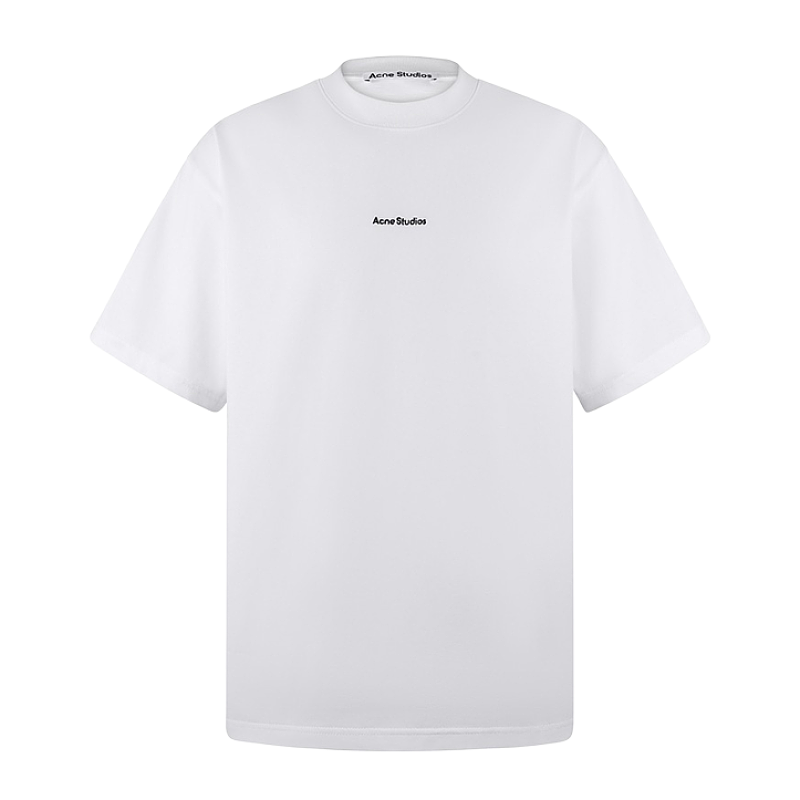 Logo And Letter Embroidered Short-sleeved T-shirt