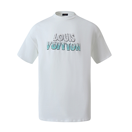Louis Vuitton 24 L V 23 Classic Beaded Crew Neck Short Sleeve