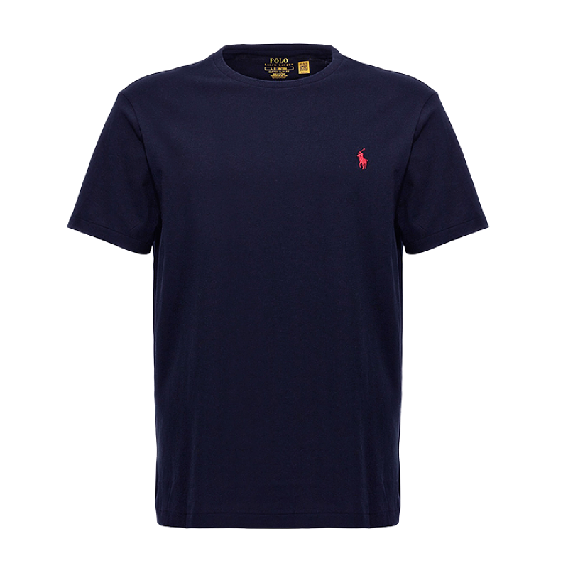 Embroidered Short-sleeved Shirt With Small Horse Logo