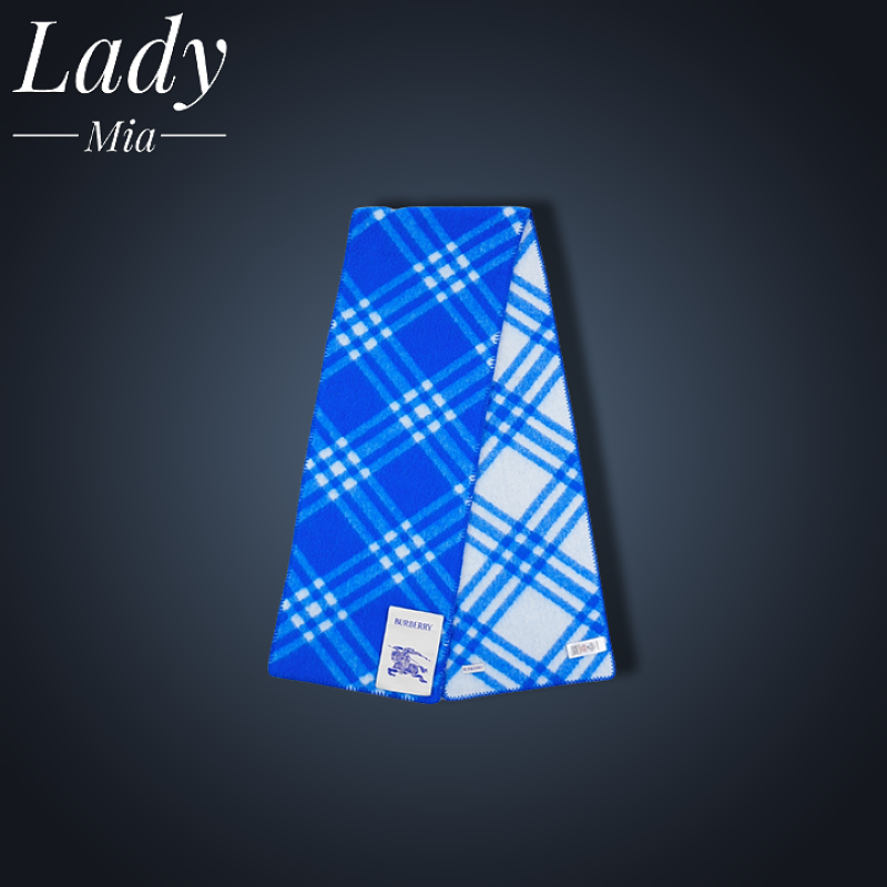 Blue Warhorse Label Scarf