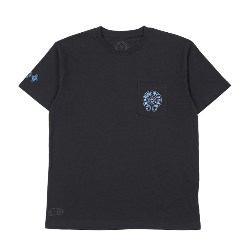 Blue Printed Short-sleeve