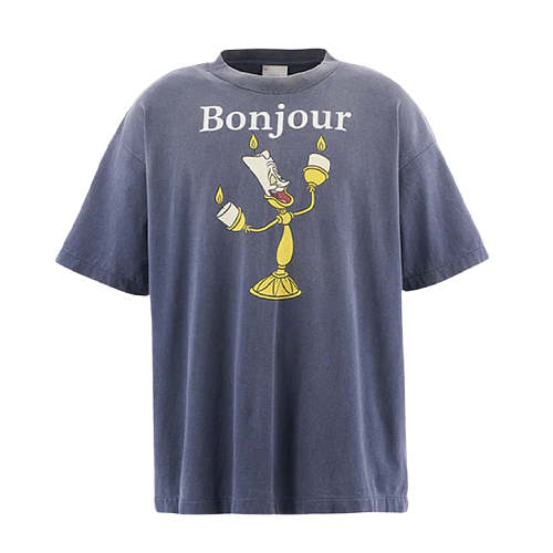 Candlestick Man Lumière Print Short-Sleeve