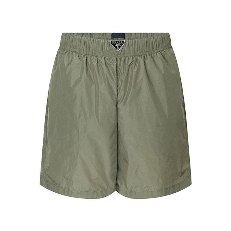Prada Nylon Steel Label Beach Shorts