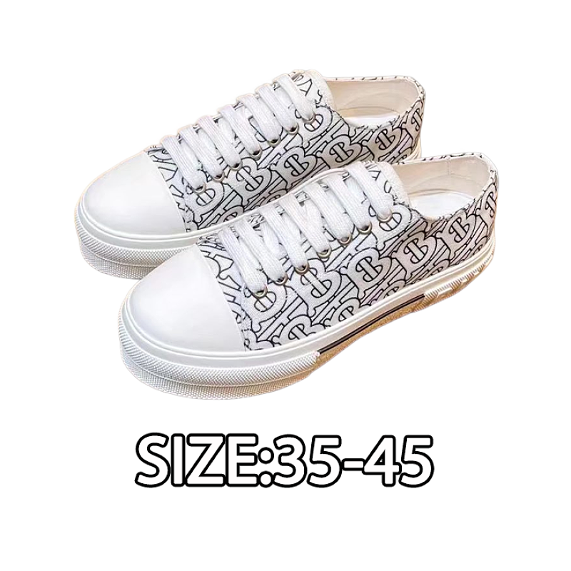 Burberry Retro Plaid Cotton Sneakers
