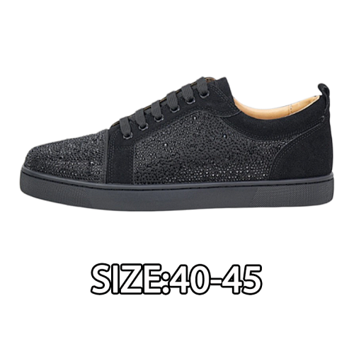 Rhinestone-Laced Casual Sneakers