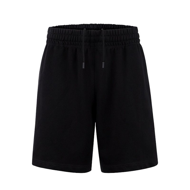 Checkered Logo Label Cotton Shorts