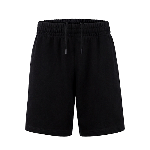 Checkered Logo Label Cotton Shorts