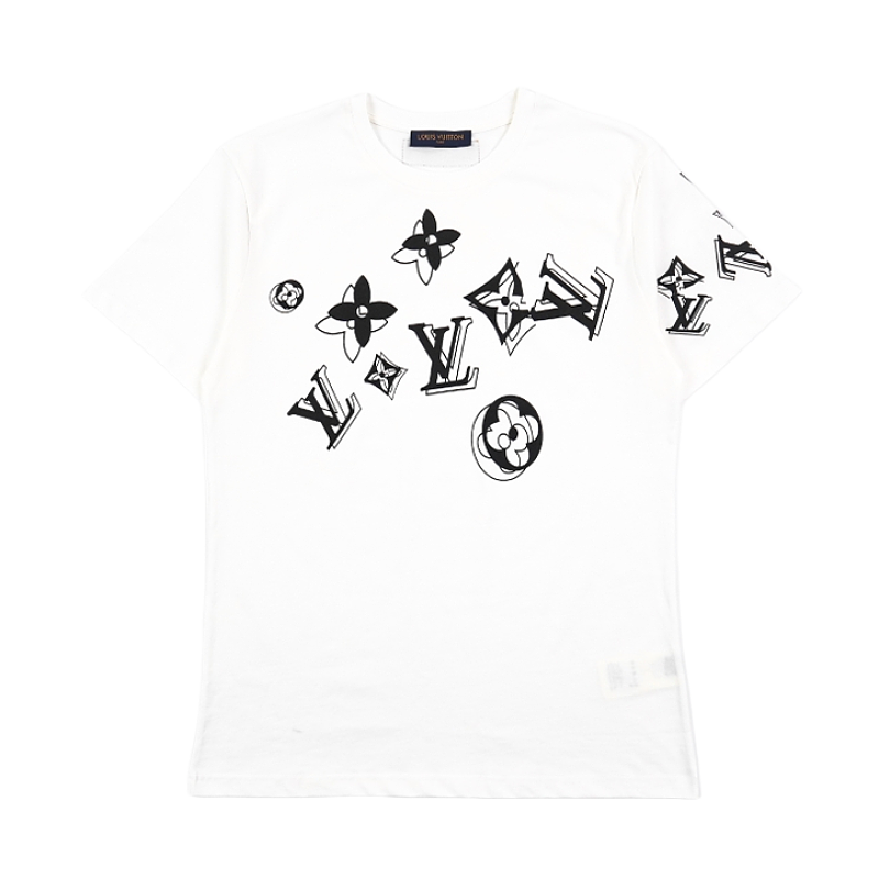 Louis Vuitton Sketch Monogram Print Short-sleeved Shirt