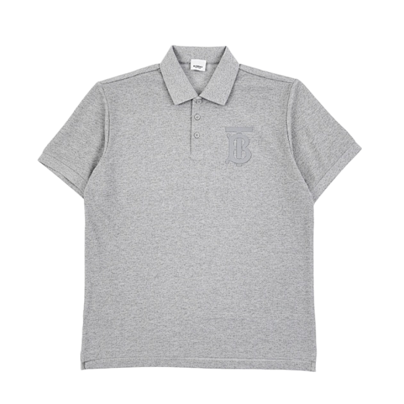 Large BT Letter Silicone Polo Shirt