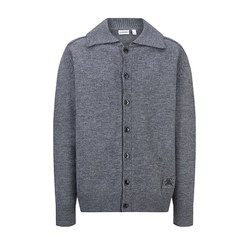 Burberry Equestrian Jacquard Logo Cardigan