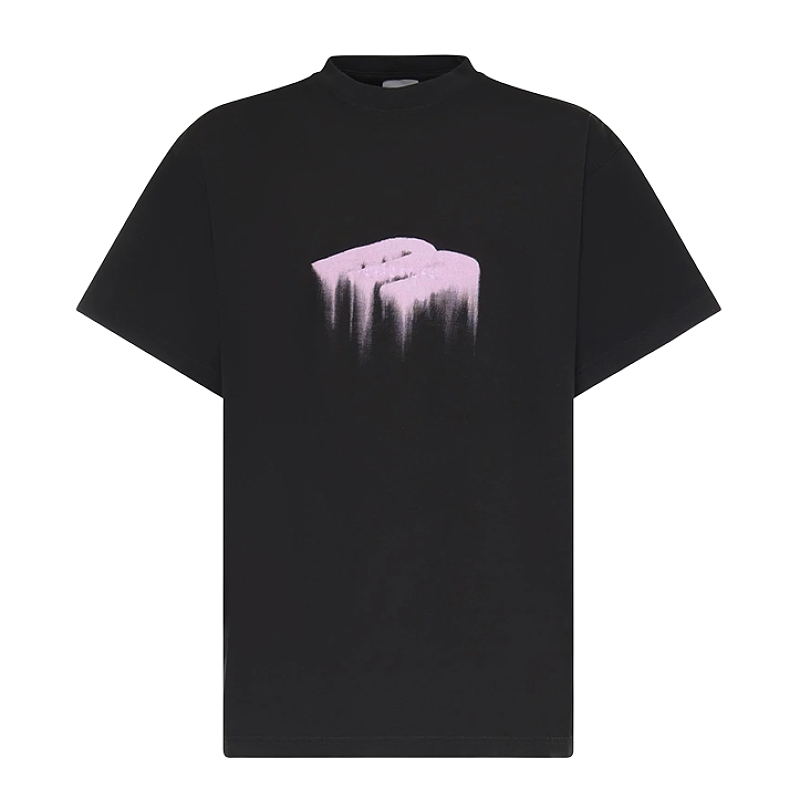 Balenciaga Printed Embroidered Short Sleeve
