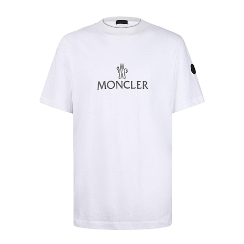 Moncler Plastisol Print Crew Neck Short-Sleeve T-Shirt