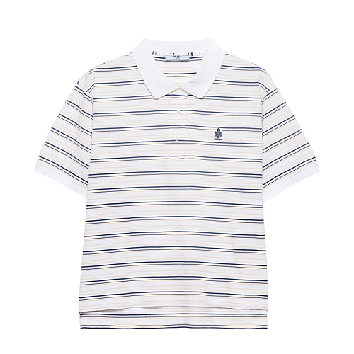 Medal Stripe Polo Short Sleeve