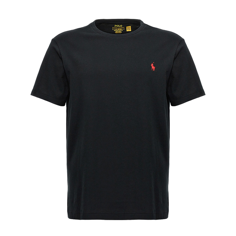 Embroidered Short-sleeved Shirt With Small Horse Logo