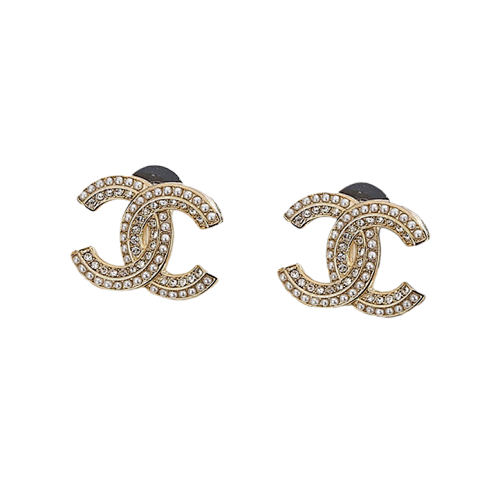 Classic Double C Stud Earrings