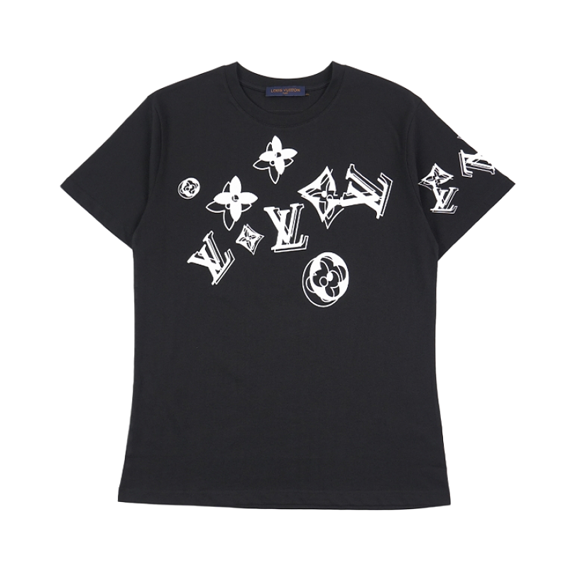Louis Vuitton Sketch Monogram Print Short-sleeved Shirt