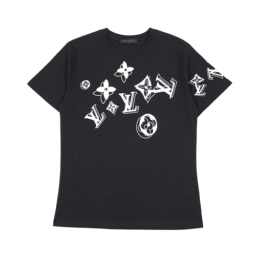 Louis Vuitton Sketch Monogram Print Short-sleeved Shirt