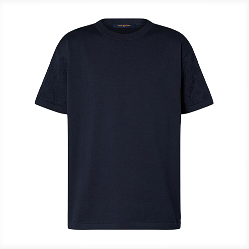 Louis Vuitton 32 L Jacquard Embossed Knit Short-sleeves