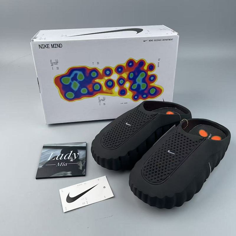 Nike NK Mind Closed-Toe Slides Black