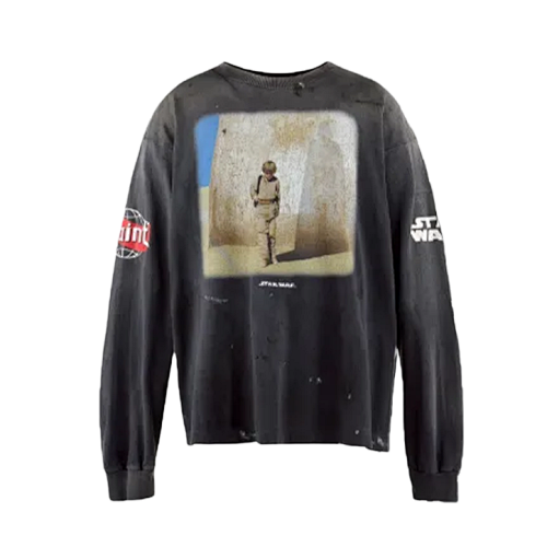 S M Anakin Skywalker Print Long Sleeve