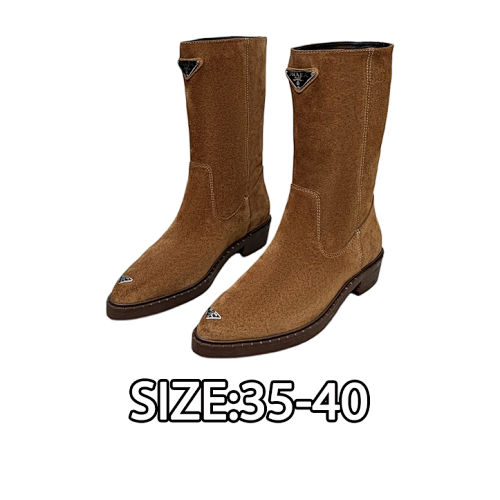 Prada Materials Imported Spazzolato Leather Calfskin High-Luster Suede