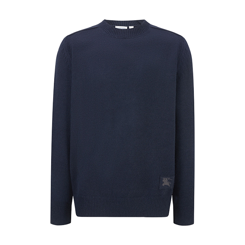 Burberry Equestrian Jacquard Logo Knit Sweater