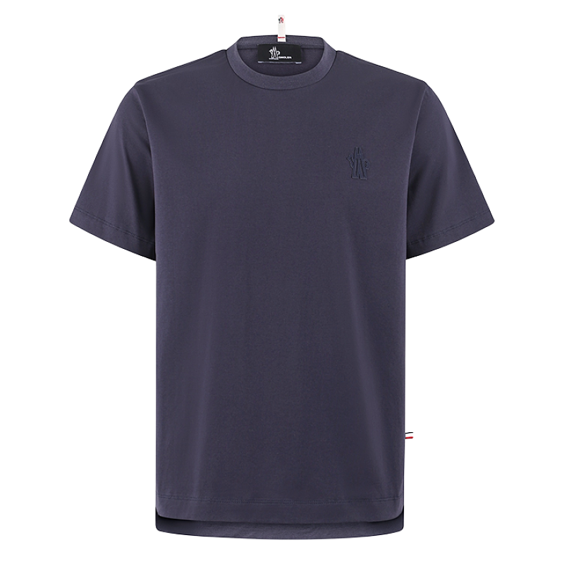 Logo Patch Cotton Blend T-Shirt
