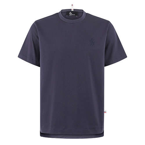 Logo Patch Cotton Blend T-Shirt