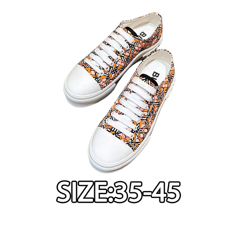 Burberry Retro Plaid Cotton Sneakers