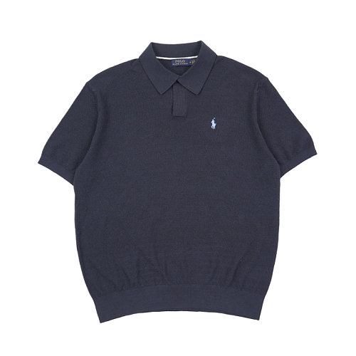 Pony Logo Button-Down Polo Short Sleeve
