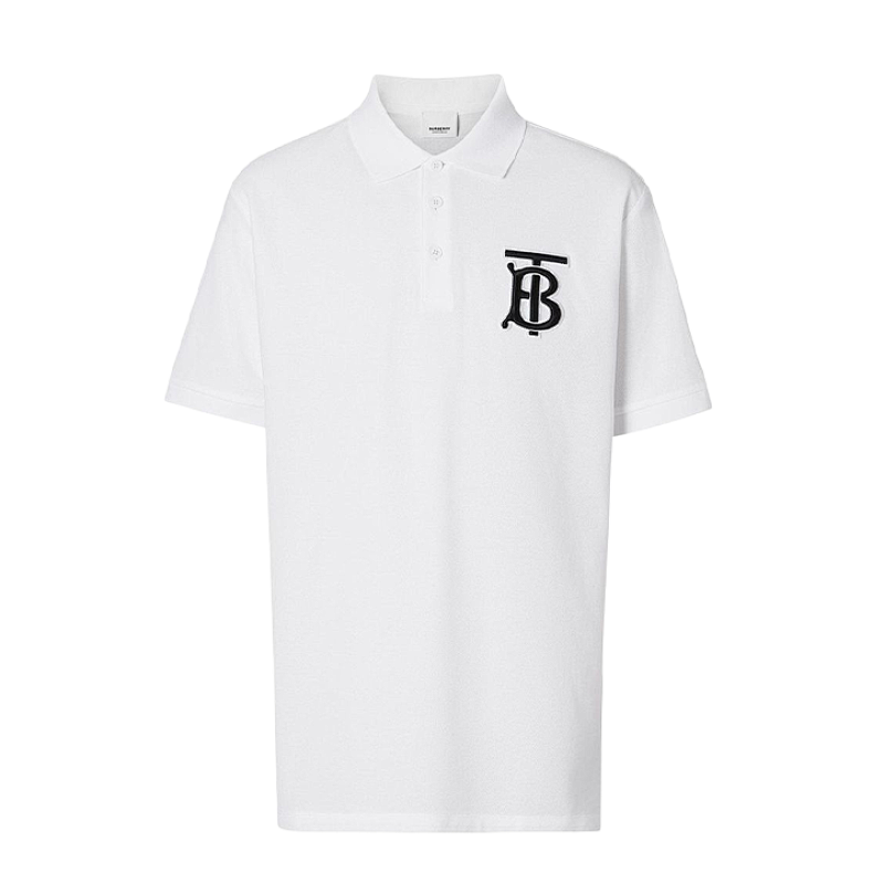 Large BT Letter Silicone Polo Shirt