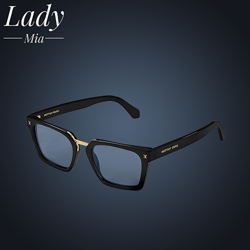 L V Engraved Logo Sunglasses