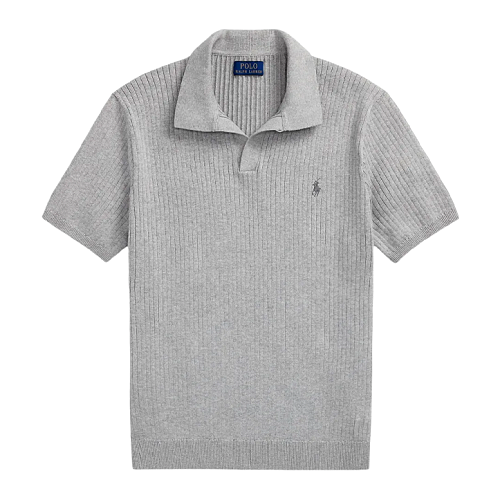 Polo Striped Knitted Polo Shirt