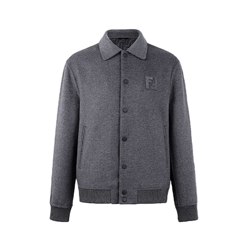 Lapel Single-Breasted Wool Jacket