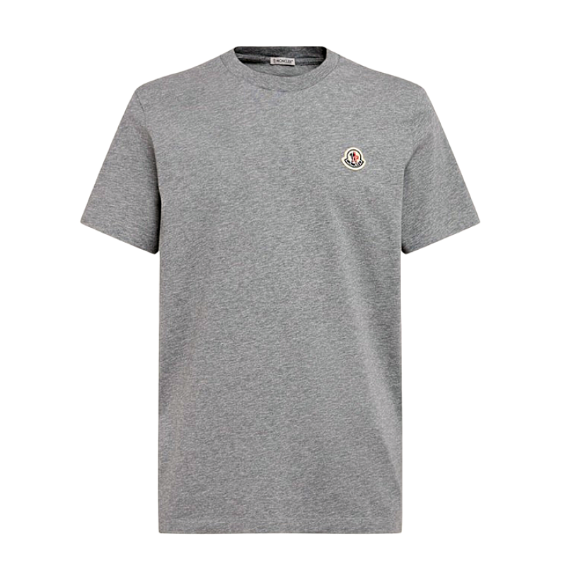 Solid-Color Short-Sleeve Crewneck T-Shirt With Logo