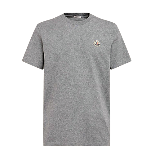 Solid-Color Short-Sleeve Crewneck T-Shirt With Logo