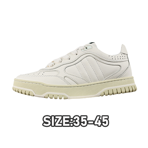 Gucci G Re-Web Leather SneakersLow-top All-match White Sports Sneakers