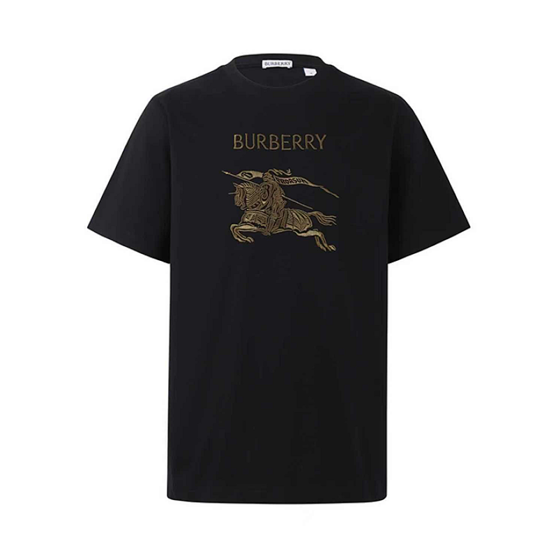 Equestrian Knight Logo Cotton Crew Neck T-Shirt