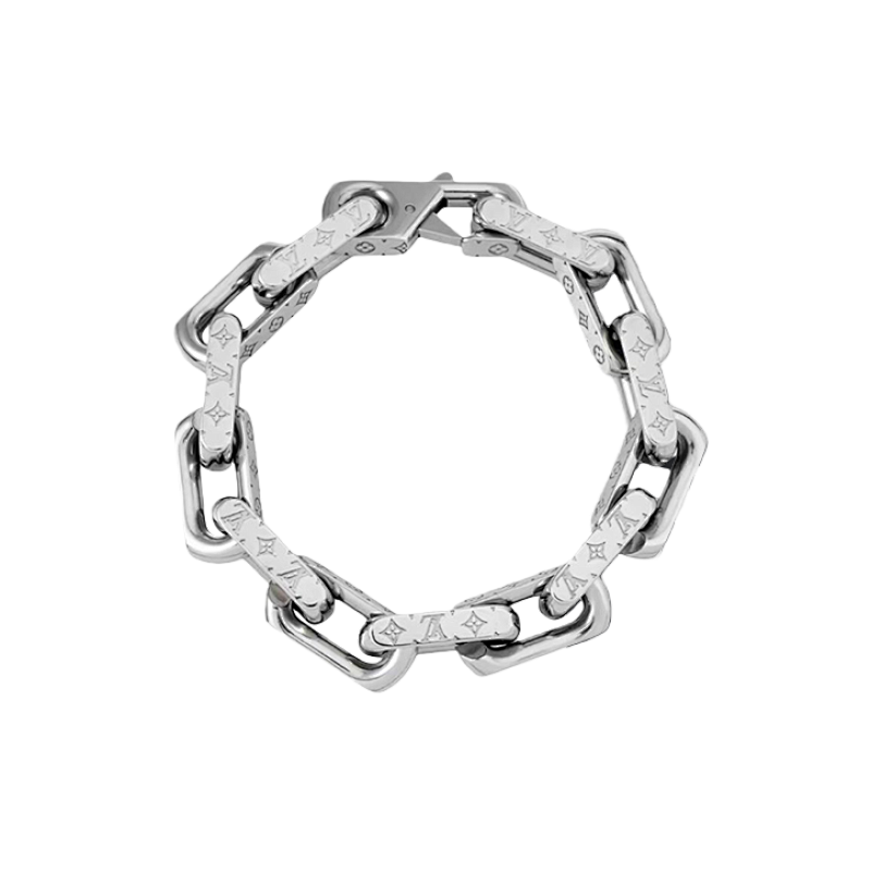 Medium Cuban Chain With Engraved Pattern