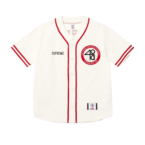 Supreme Short-sleeved Baseball Jersey