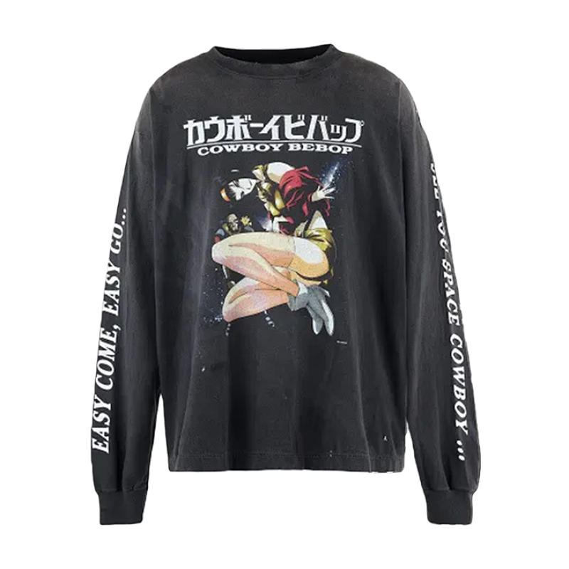 S M Starry Sky Denim Print Long Sleeve