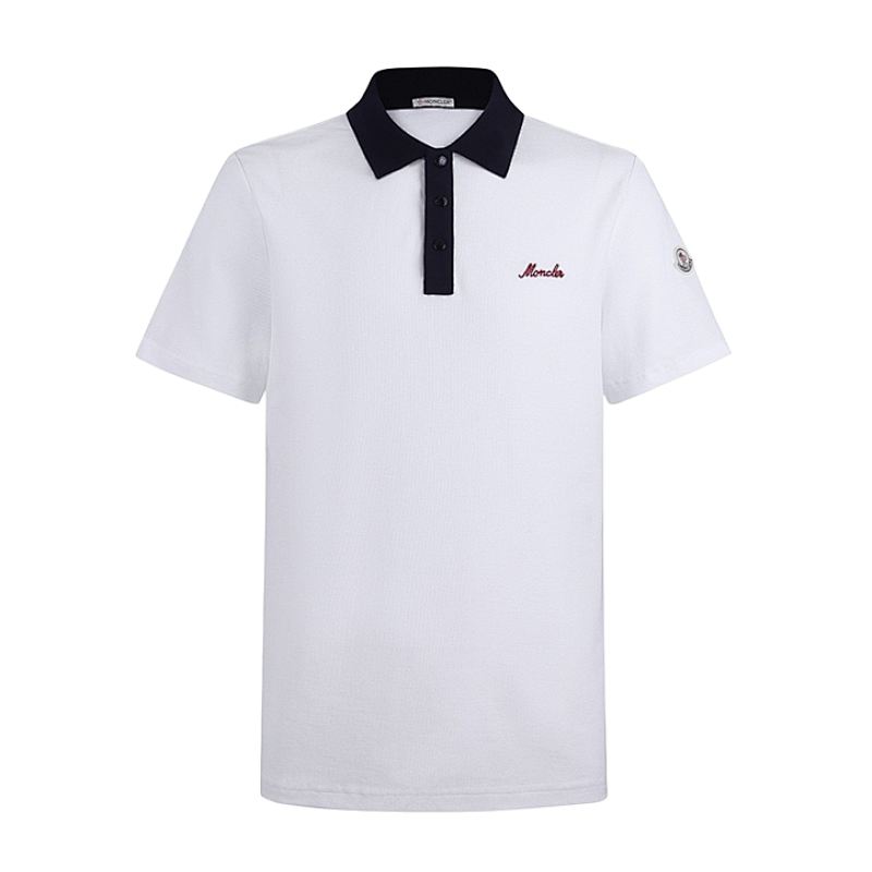 Moncler Embroidered Logo Short-sleeved Casual Polo Shirt
