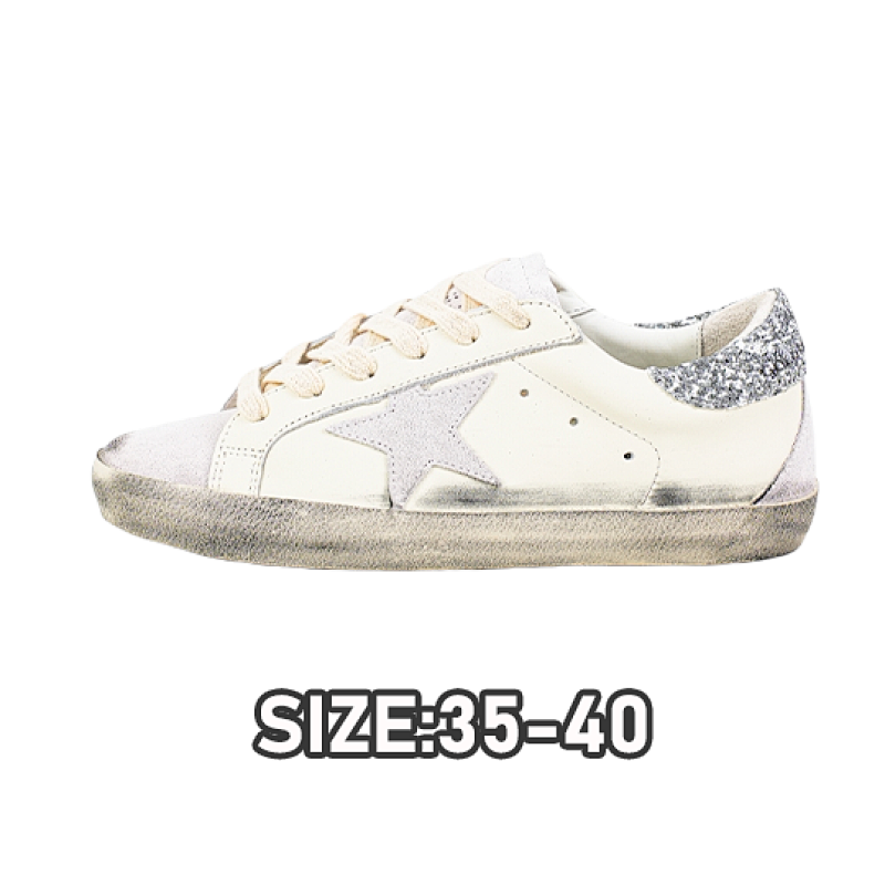 G Gdb Dirty Shoes Sneakers Casual Dirty Series Silver White Distressed