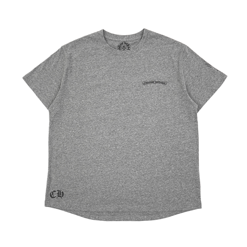 Black Short-Sleeve Shirt With Cross And Arrowhead Print