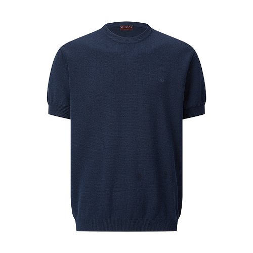 Gucci Embroidered Double G Logo Knit Sweater
