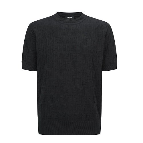 Double F Jacquard Logo Knitwear