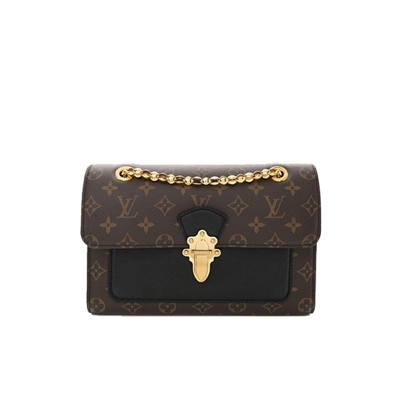 Lmonogram Chain Underarm Bag Crossbody Bag Shoulder Bag Brownblack